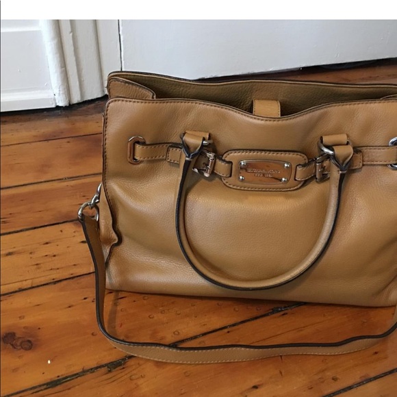 Michael Kors Large Brown Leather Satchel - Picture 2 of 8